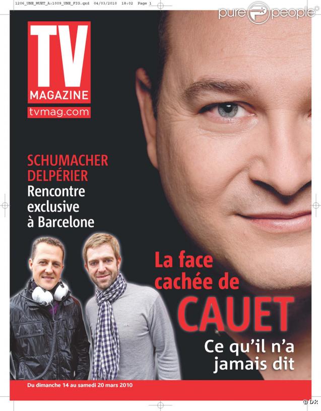 Couverture du TV Mag avec Cauet en Une