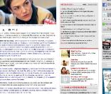 Prise d'écran du chat sur le site de Libération auquel participait Chantal Jouanno