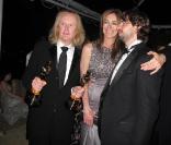 Kathryn Bigelow et son équipe, à l'occasion de la grande soirée organisée par le magazine  Vanity Fair , juste après la 82e cérémonie des Oscars, à Los Angeles, le 7 mars 2010.