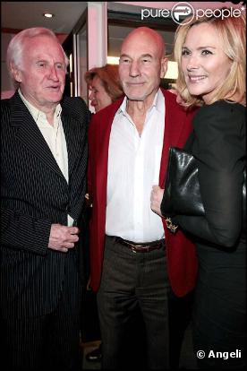 John Boorman, Patrick Stewart et Kim Cattrall soirée Shakepeare's Women, Almeida Theater de Londres, le 14 mars 2010 !
