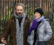Kate Winslet et Sam Mendes se promènent à New York le 21 janvier 2009. 