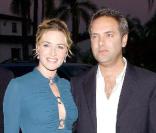 Kate Winslet et Sam Mendes, le 1er octobre 2004 à Santa Barbara. 