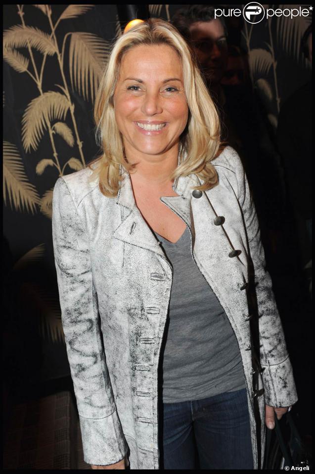 Sophie Favier à l'occasion de l'inauguration du Bus Palladium, dans le IXe arrondissement de Paris, le 16 mars 2010.