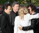 Kate Moss et Jamie Hince se promènent au Parc Monceau et vont ensuite dîner au Georges, dans le centre Georges Pompidou à Beaubourg à Paris le 3 avril 2010 