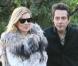 Kate Moss et Jamie Hince se promènent au Parc Monceau et vont ensuite dîner au Georges, dans le centre Georges Pompidou à Beaubourg à Paris le 3 avril 2010 