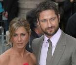 Gerard Butler et Jennifer Aniston lors de la promotion de The Bounty Hunter, à paris. Mars 2010 