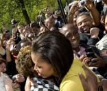 Michelle Obama est au Pentagone pour rencontrer le personnel militaire et civil. 09/04/2010