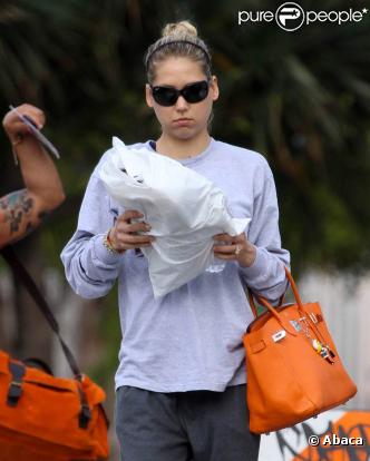 Anna Kournikova à Miami, le 13 avril 2010