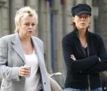 Muriel Robin et sa compagne Anne Le Nen 