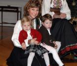 La Princesse Märtha Louise de Norvège et ses filles Maud Angelina et Leah Isadora