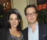 Davy Sardou et Noémie Elbaz lors de la première du spectacle Comme il vous plaira de Shakespeare mis en scène par Sam Mendes au Théâtre Marigny à Paris le 14 avril 2010