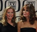Cheryl Ladd et Jaclyn Smith pour la 8ème cérémonie de TV LAnd Awards (17 avril à Culver City, USA)