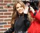 Jennifer Lopez se rendant sur le plateau de  The Late Show with David Letterman,  le 19 avril 2010 à New York 