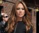 Jennifer Lopez se rendant sur le plateau de  The Late Show with David Letterman,  le 19 avril 2010 à New York 