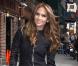 Jennifer Lopez se rendant sur le plateau de The Late Show with David Letterman, le 19 avril 2010 à New York