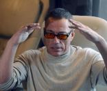Jean-Claude Van Damme se prépare à combattre sur un ring de boxe lors du  Budo Gala de Bâle, les 28 et 29 mai 2010.