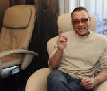 Jean-Claude Van Damme se prépare à combattre sur un ring de boxe lors du  Budo Gala de Bâle, les 28 et 29 mai 2010.