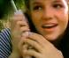 Britney Spears, à l'âge de 14 ans, dans une publicité pour un groupe de télécom.