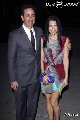 Jerry Seinfeld et sa charmante épouse Jessica, qui vient de gagner son procès pour plagiat.