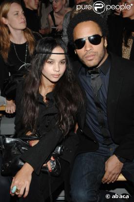Lenny Kravitz et sa fille, Zoe Kravitz