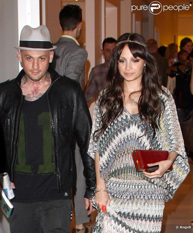 Benji Madden et Nicole Richie se rendant à la soirée Missoni à Santa Monica, le 6 mai 2010