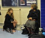 Le clan Goldsmith célèbre la victoire de Zac Goldsmith au soir des élections le 7 mai 2010 à Richmond upon Thames : Jemima Khan et sa mère Lady Goldsmith 