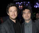 Thomas Langmann et Guillaume Canet à la plage Audi, Festival de Cannes, le 13 mai 2010 !