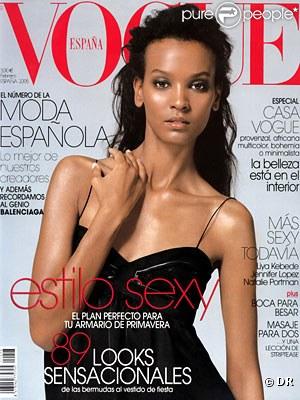 Liya Kebede en couverture de Vogue