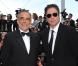 Alberto Barbera et Benicio Del Toro au 63e festival de Cannes. Le 14/05/2010