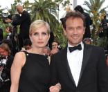 Vincent Perez et Melita Toscan du Plantier au 63e festival de Cannes. Le 14/05/2010