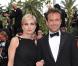 Vincent Perez et Melita Toscan du Plantier au 63e festival de Cannes. Le 14/05/2010