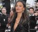 Le top et actrice Liya Kebede sans une fabuleuse robe portefeuille.