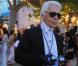 Karl Lagerfeld sur la Place des Lices lors d'une partie de pétanque très élégante. Le 10 mai 2010 