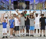 Rafael Nadal est arrivé à Paris : le 21 mai, deux jours avant le début de Roland-Garros, il était à l'ancienne piscine Molitor, à Paris