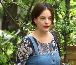 Liv Tyler et son fils Milo à New York, le 23 mai 2010