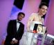 Juliette Binoche reçoit son prix d'interprétation pour Copie Conforme à Cannes le 23 mai 2010 
