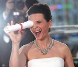 Juliette Binoche et son prix d'interprétation à Cannes en 2010 
