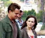 Leonardo DiCaprio et Ellen Page sur le tournage d\'<i>Inception</i>, octobre 2009