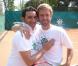 Cyril Hanouna et Alexandre Delpérier au tournoi des personnalités, le 2 juin 2010.