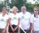 Familles Schaal et Castaldi au tournoi des personnalités, le 2 juin 2010. La coupe des familles ! 