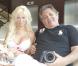 Gilles Ouaki met en scène le meurtre d'Angie de Secret Story 3 dans le cadre de l'opération Barbie bulle le 5 juin 2010 sur le Lac d'Enghien-les-Bains
