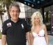 Gilles Ouaki met en scène le meurtre d'Angie de Secret Story 3 dans le cadre de l'opération Barbie bulle le 5 juin 2010 sur le Lac d'Enghien-les-Bains
