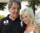 Gilles Ouaki met en scène le meurtre d'Angie de Secret Story 3 dans le cadre de l'opération Barbie bulle le 5 juin 2010 sur le Lac d'Enghien-les-Bains
