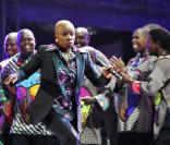 Concert inaugural de la Coupe du monde, le 10 juin 2010 à Soweto : Angélique Kidjo 