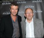 Philippe Caroit et Dominique Pierre, directeur général de Feuillatte, à la soirée Nicolas Feuillatte, le 16/06/2010.