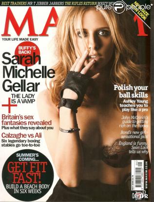 Sarah Michelle Gellar pose pour Maxim