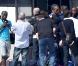 L'arrivée des Bleus à l'aéroport du Bourget, le 24 juin 2010.