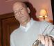 Bruce Willis, nouvel ambassadeur de la vodka Sobieski (du groupe français Belvedere), lors d'un événement promotionnel au bar de l'Hôtel Ritz, à Paris, le 24 juin 2010.