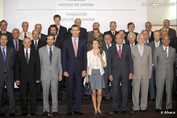 Letizia d'Espagne et Felipe à Gérone. Juin 2010
