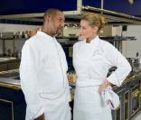 Ingrid Chauvin et Edouard Montoute dans Les Toqués 